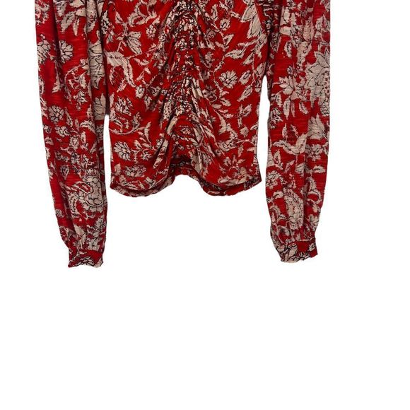 Free People Say The Word Top / Ruby Red Combo Size Small NWT - Picture 10 of 12